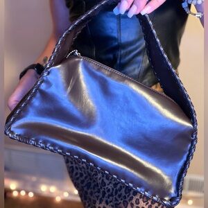 Elegant Brown Faux Leather Women's Bag